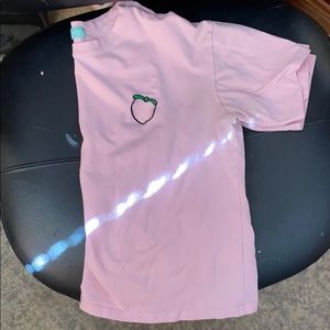 short sleeve trendy aesthetic tumblr peach shirt